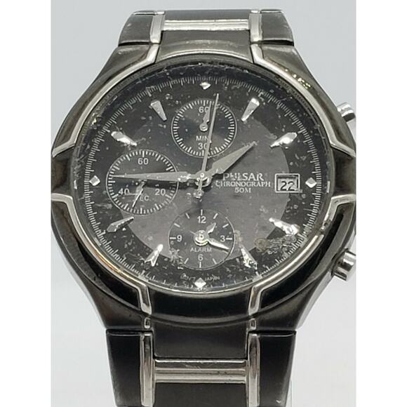 Pulsar Vintage Men Chronograph YM62-X144